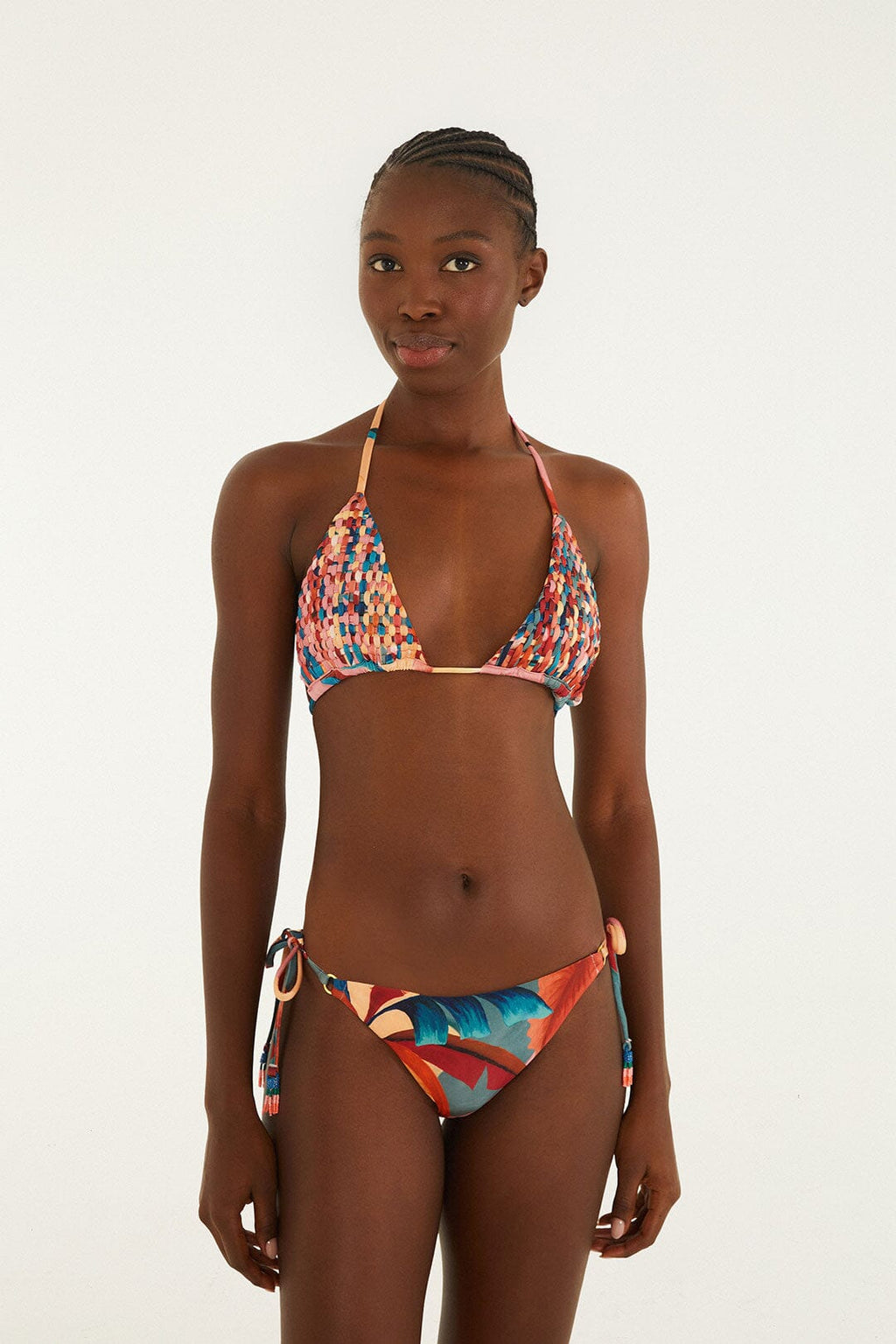 Atlantic Rain Forest Multicolored Triangle Bikini