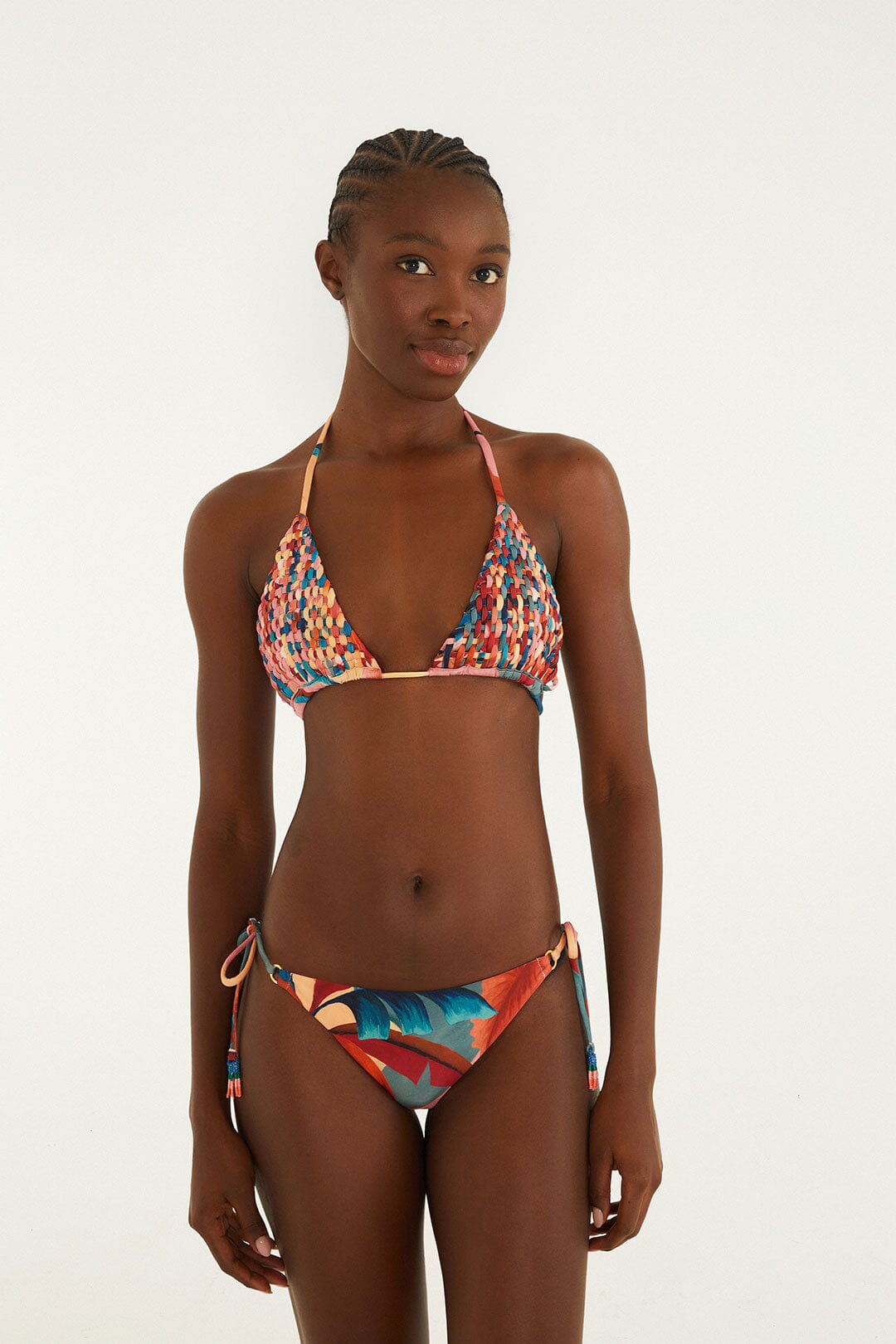 Atlantic Rain Forest Multicolored Tie Side Bikini