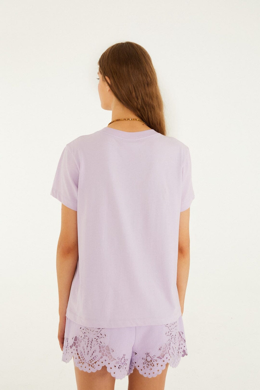 Lilac Tropical Bouquet  T-Shirt