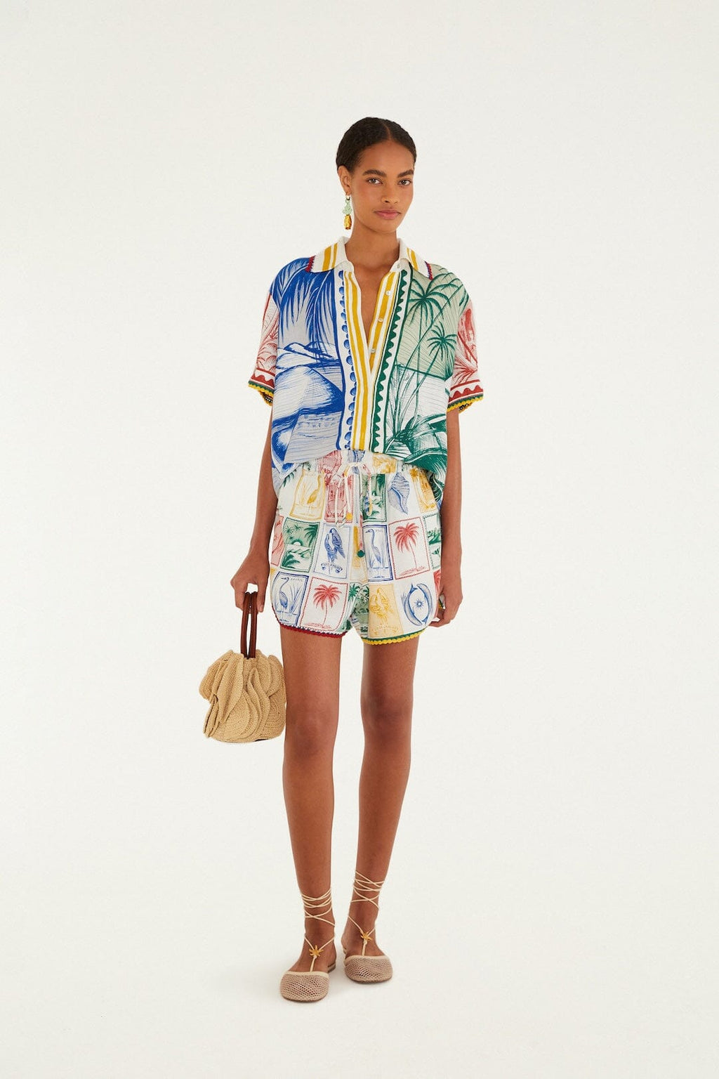 Multicolor Brasil Vintage Shirt