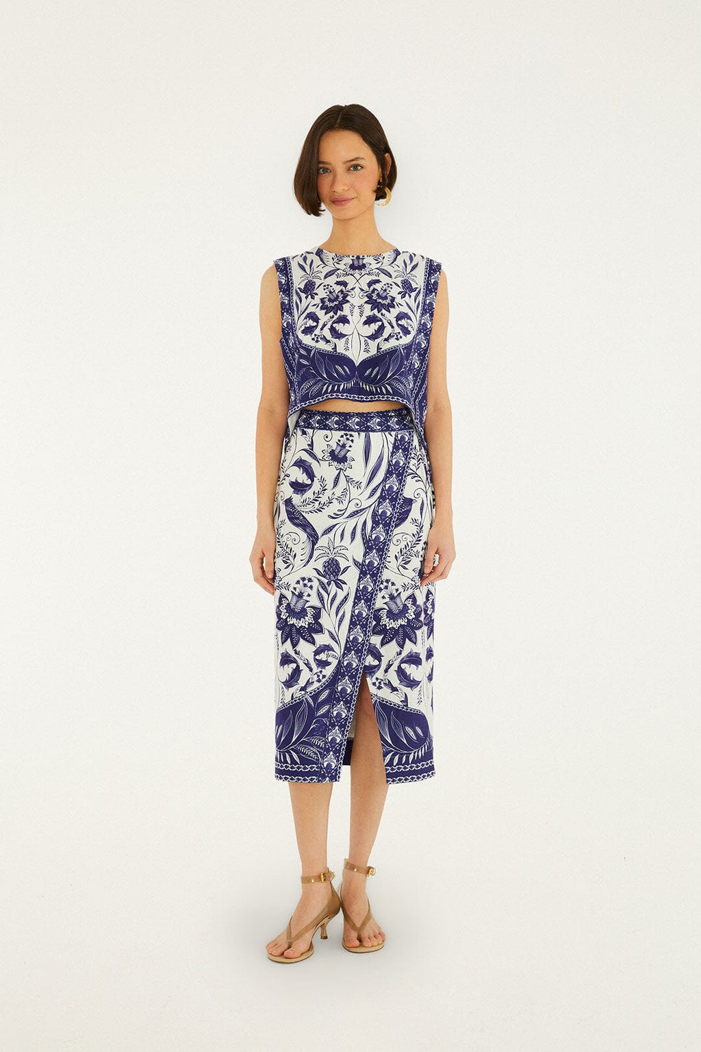 Off-White Nina Wrap Midi Skirt