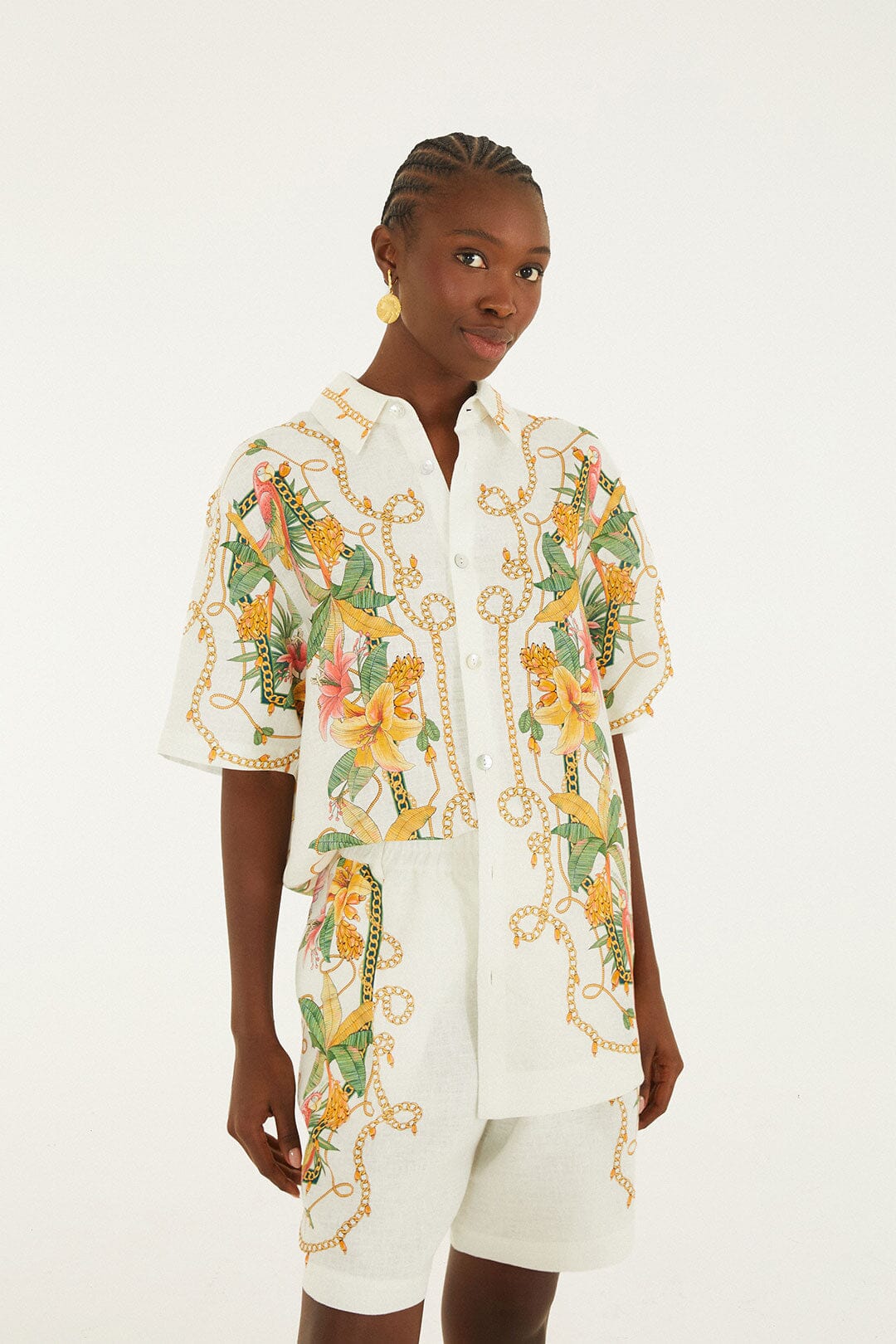 Off-White Tropical Royalty 3d Shirt