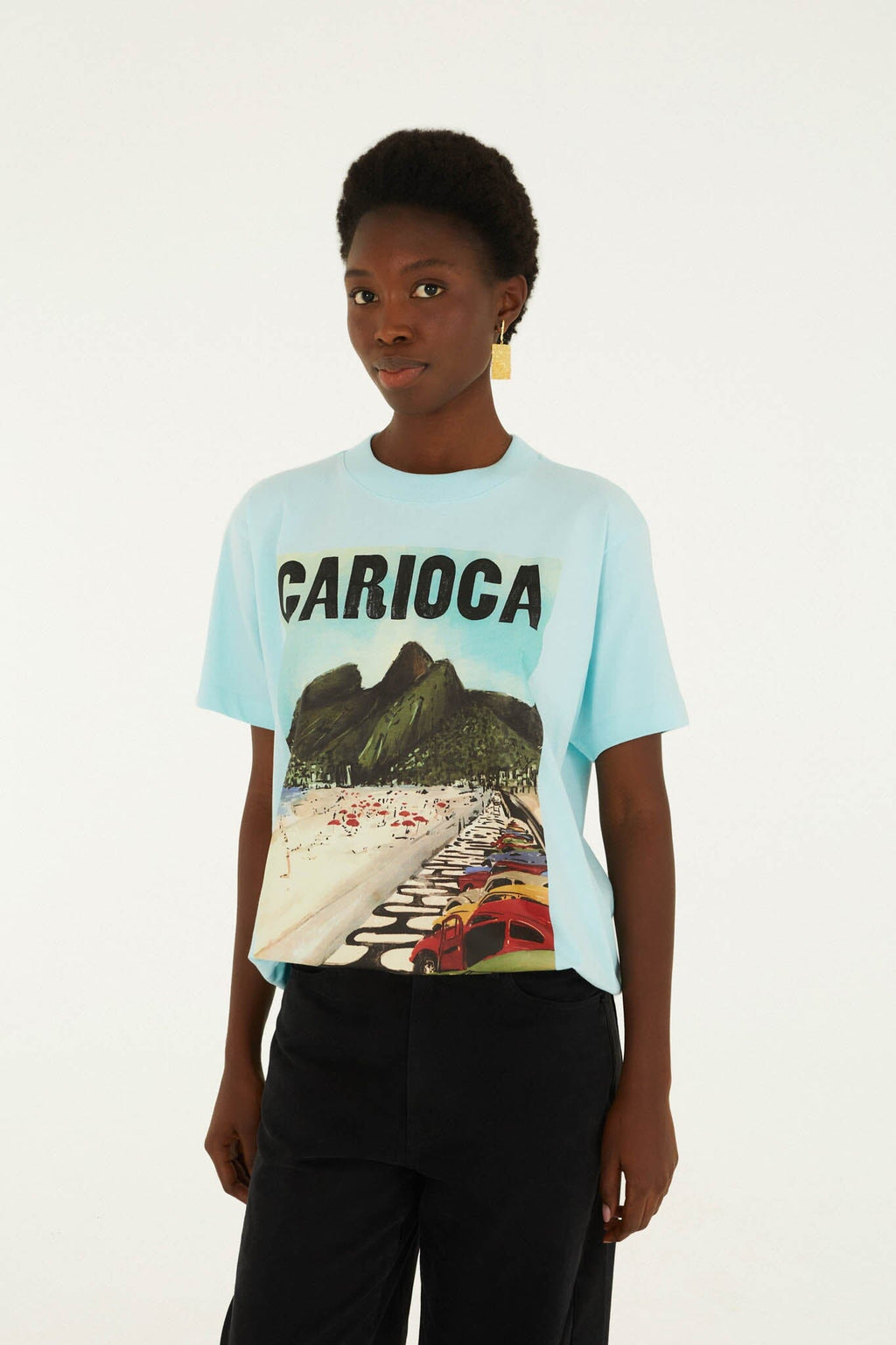 Dois Irmaos Landscape Carioca  Relaxed T-Shirt