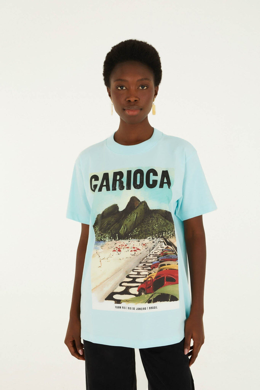 Dois Irmaos Landscape Carioca  Relaxed T-Shirt