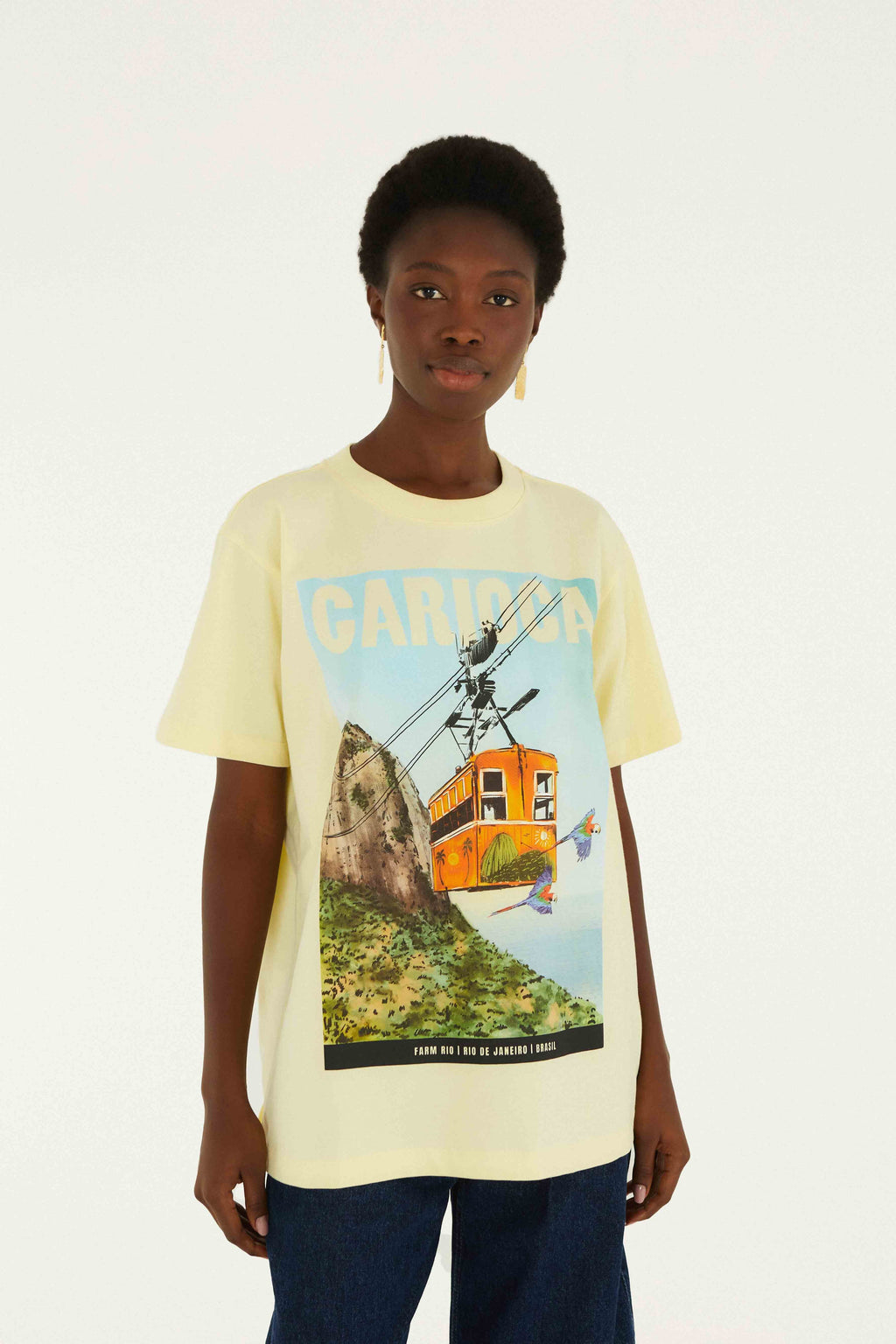 Bondinho Landscape Carioca  Relaxed T-Shirt