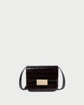 Desi Crocodile Leather Crossbody