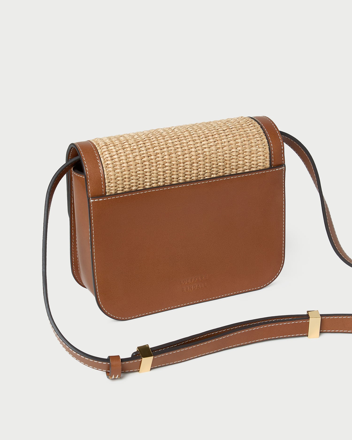 Desi Natural/Cacao Straw Crossbody