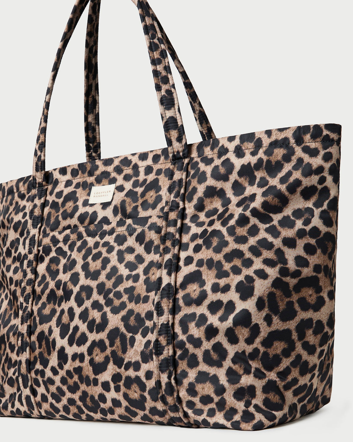 Dina Brown/Leopard Travel Tote