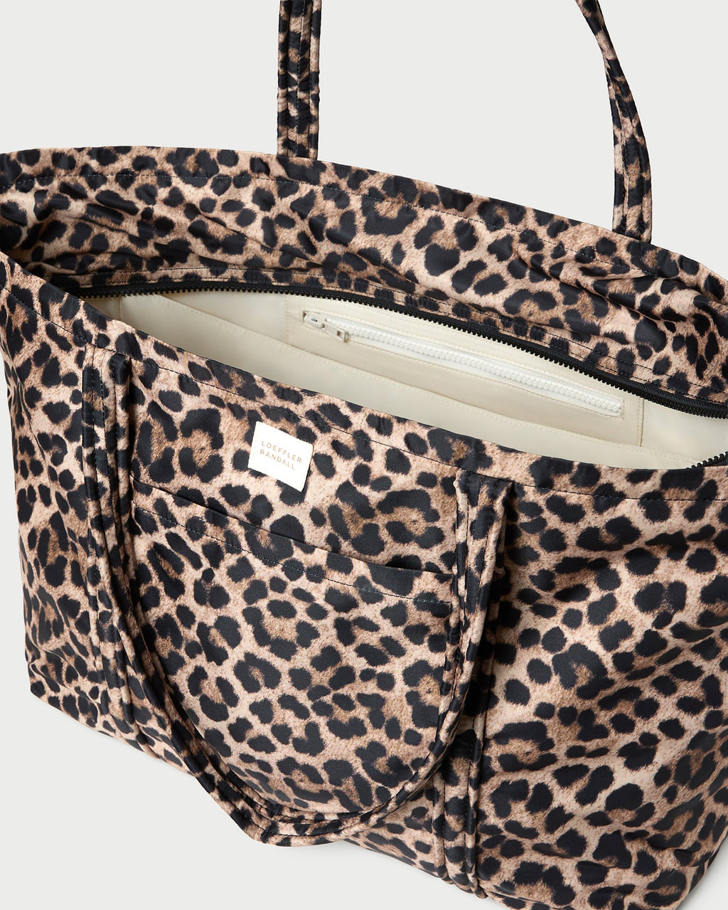 Dina Brown/Leopard Travel Tote