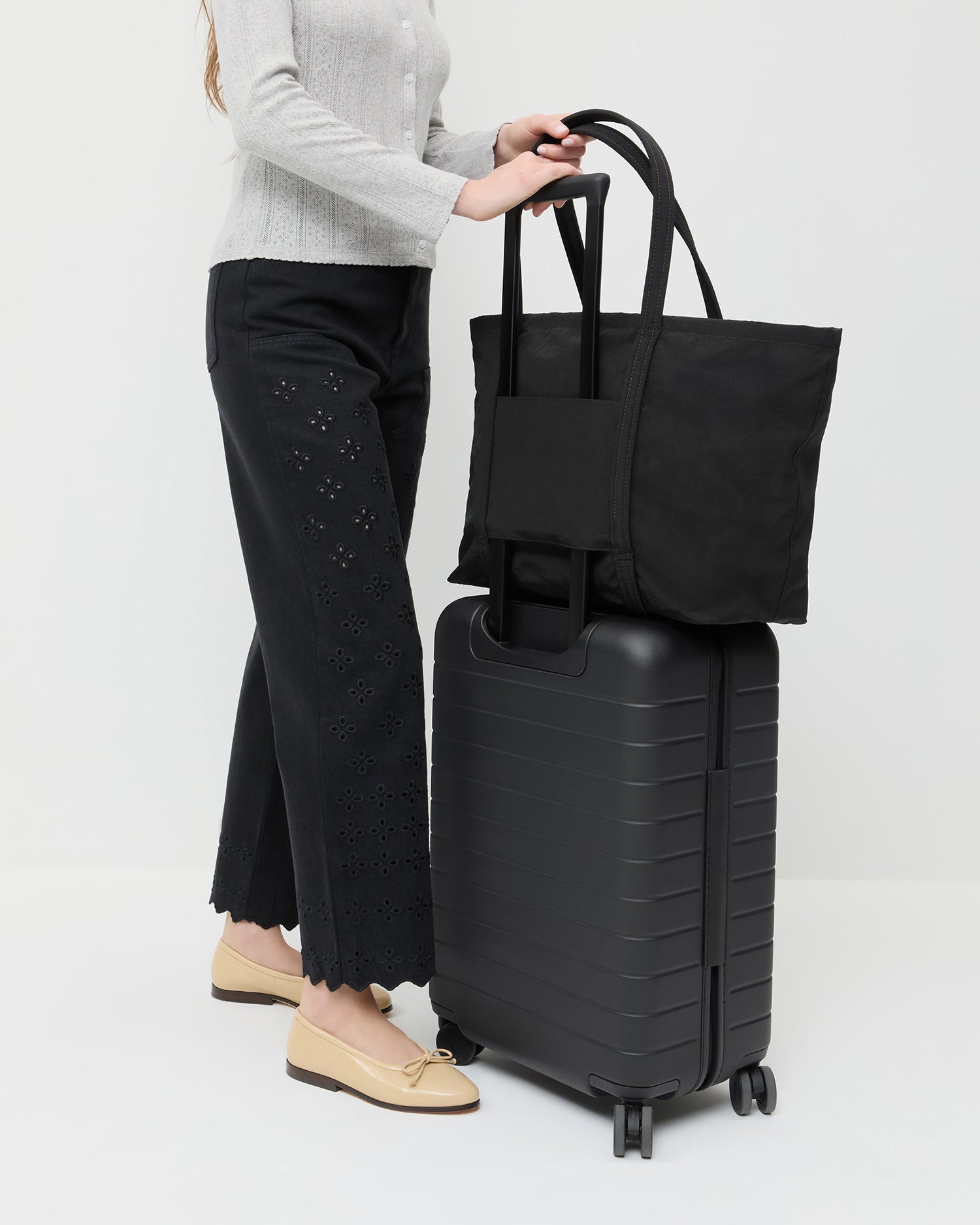 Dina Black Travel Tote