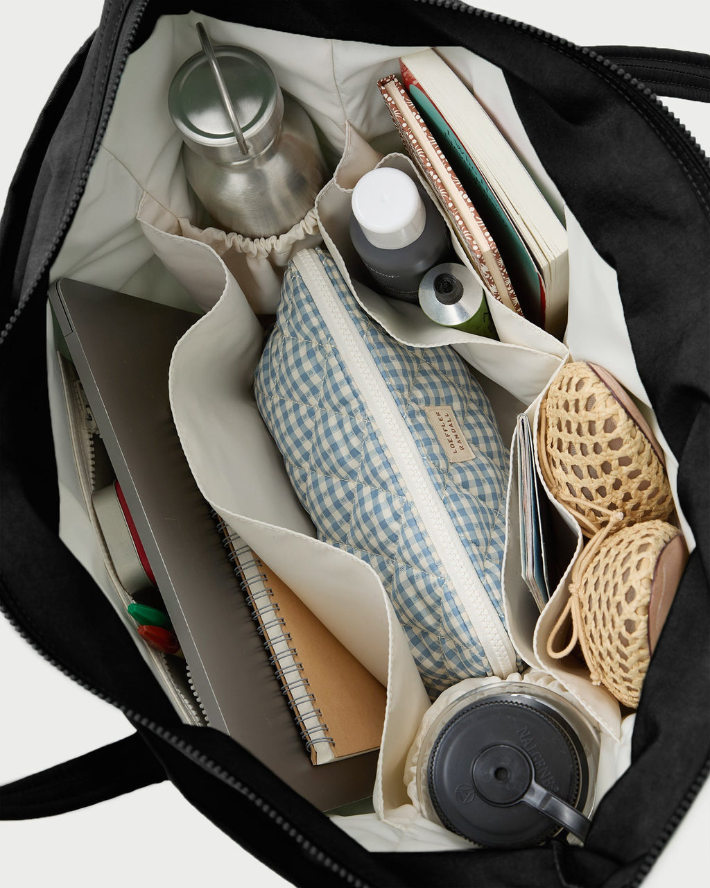 Dina Black Travel Tote