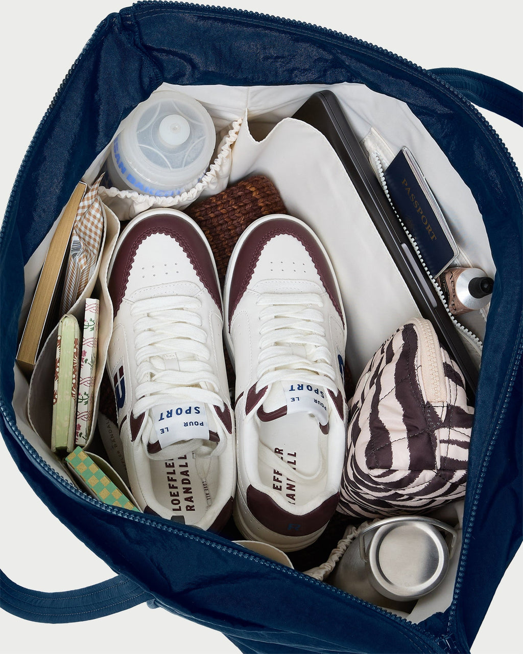Dina Navy Travel Tote