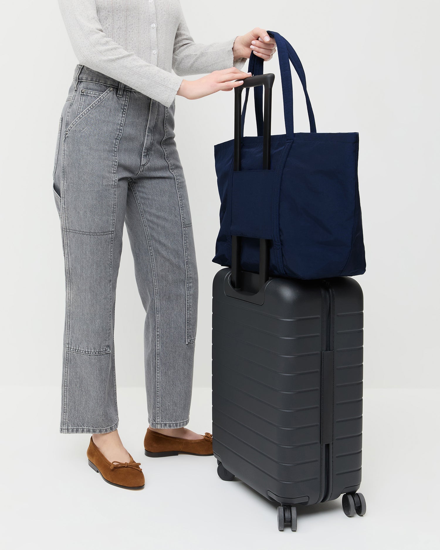 Dina Navy Travel Tote