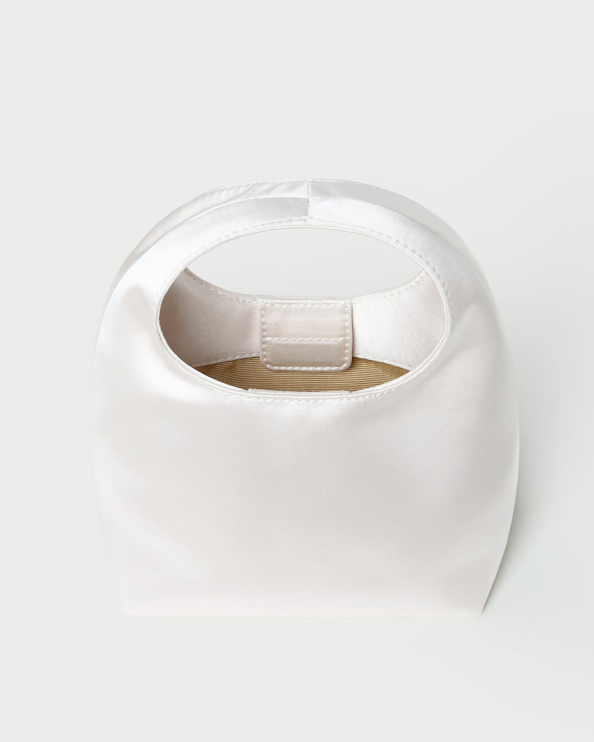 Kenzie Cream Satin Mini Bag