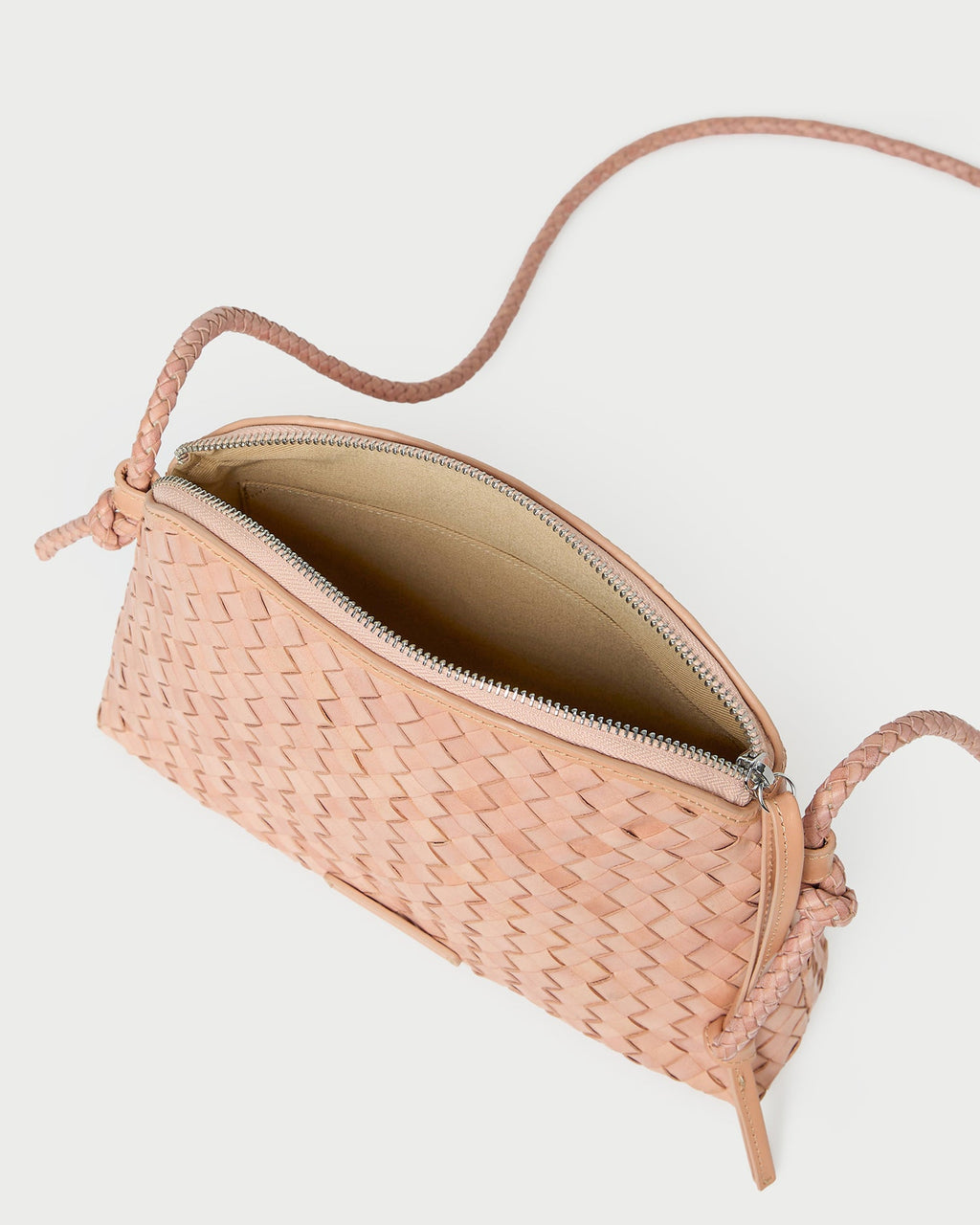 Mallory Desert Sand Woven Crossbody