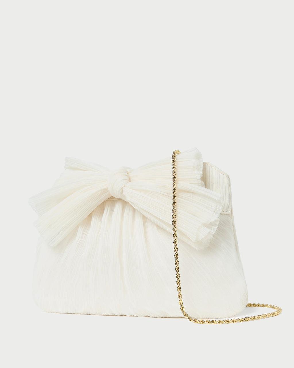 Rayne Pearl Bow Clutch