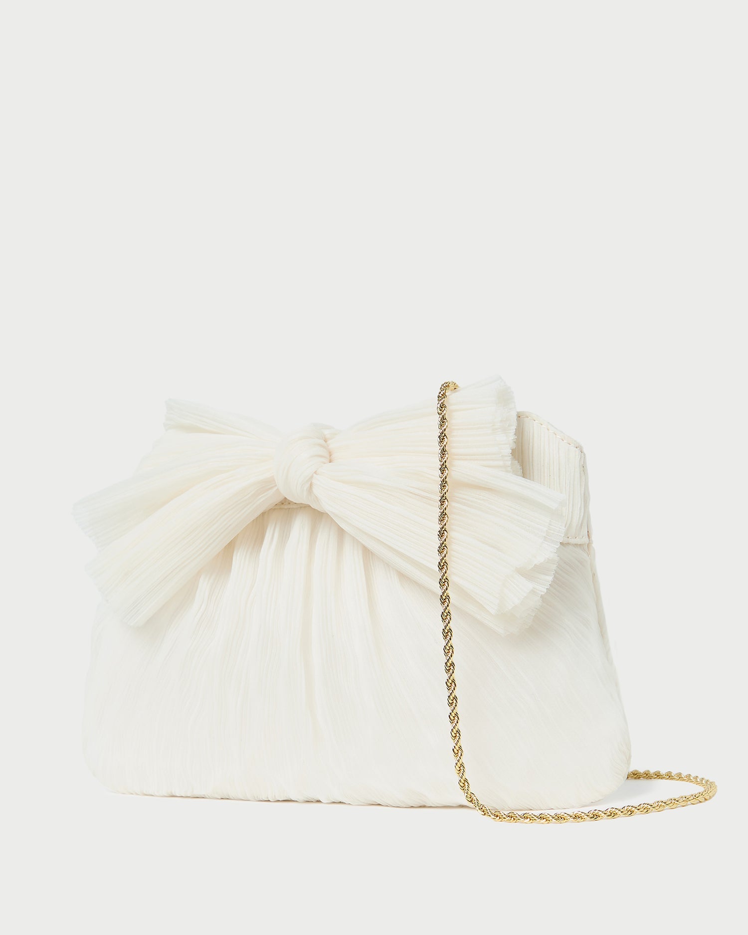 Rayne Pearl Bow Clutch