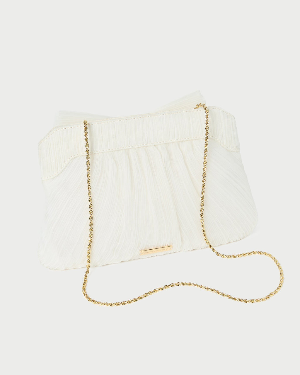 Rayne Pearl Bow Clutch