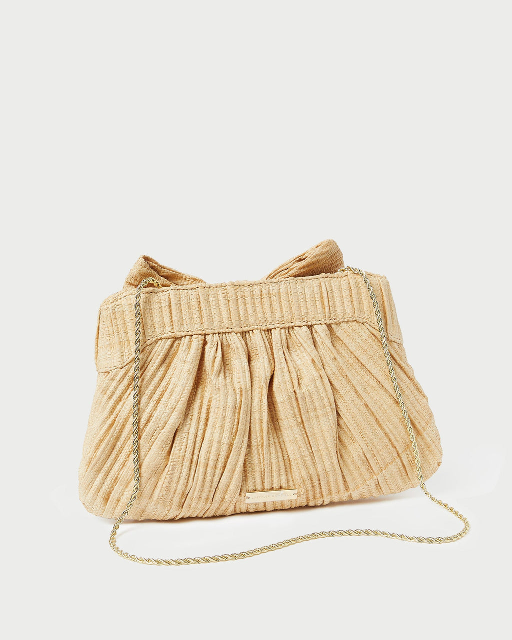 Rayne Natural Bow Clutch