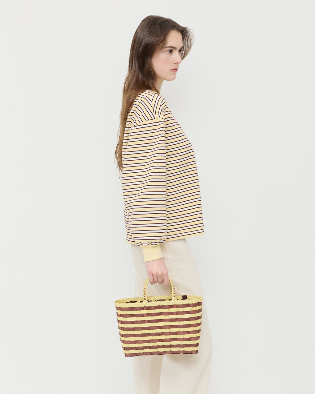 LR X Underwater Weaving Basket Tote