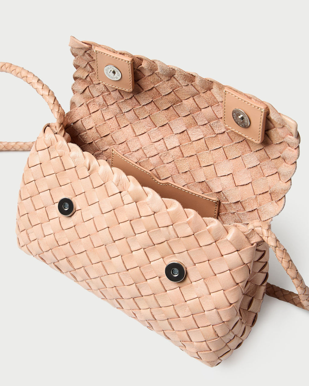Vinnie Desert Sand Woven Crossbody