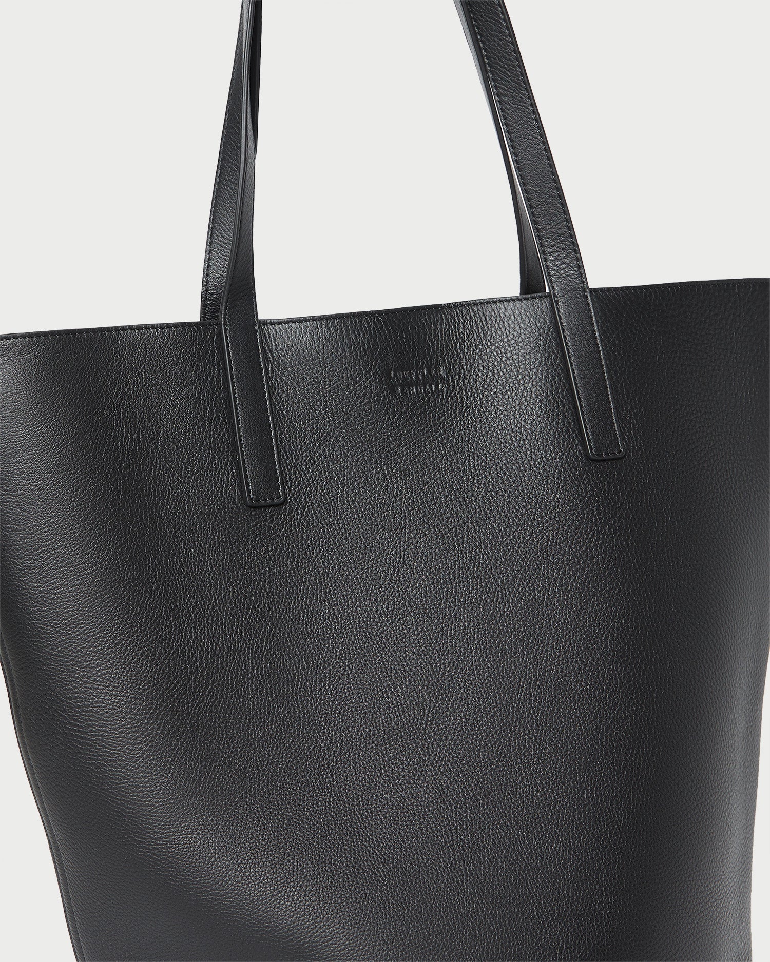 Walker Black Pebbled Leather Tote