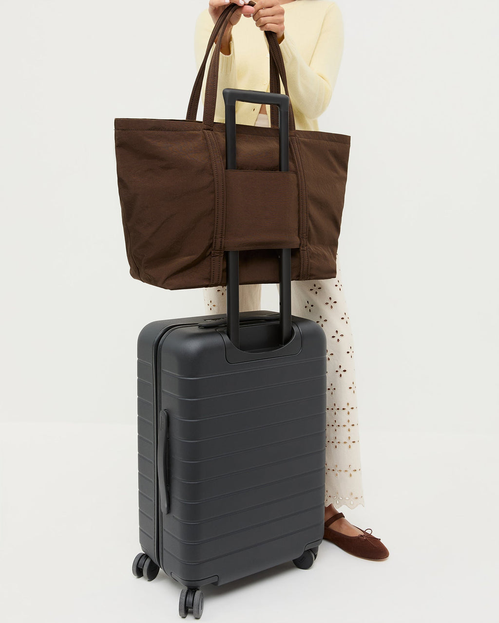 Dina Chocolate Travel Tote
