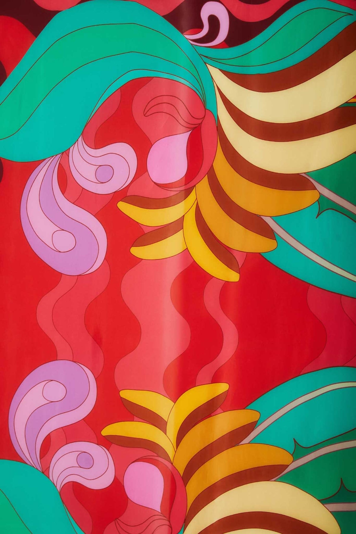 Sarong With Tassel Trim In The Four Corners