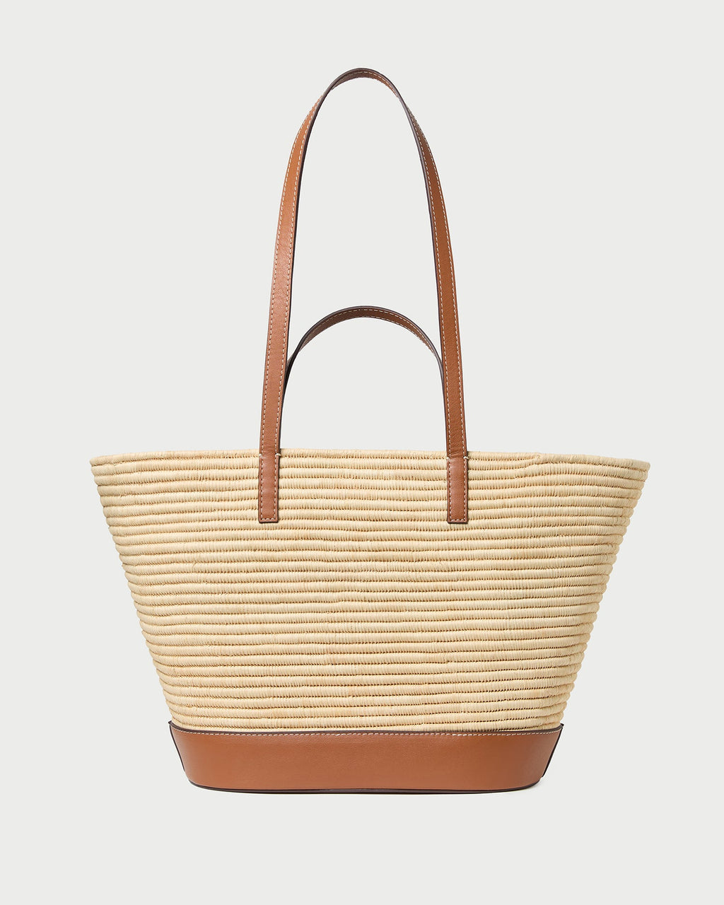 Granger Natural/Cognac Straw Tote