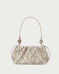 Kiri Snake Leather Shoulder Bag